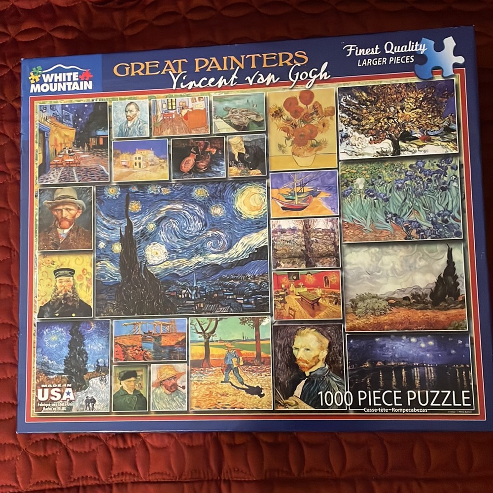 1000 PIECES PUZZLE GREAT PAINTERS: Vincent Van Gogh/ White Mountain